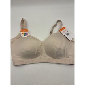 Warner's RM3911A Easy Does It No Bulge Wirefree Contour Bra NWT Large